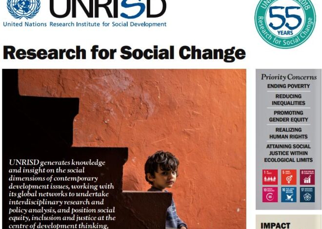 United Nations Research Institute for Social Development – UNRISD