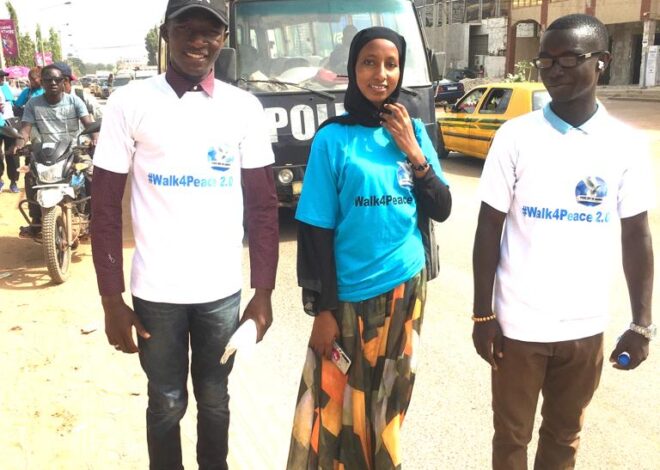 IIPL Gambian Team Participation in Walk4Peace 2.0