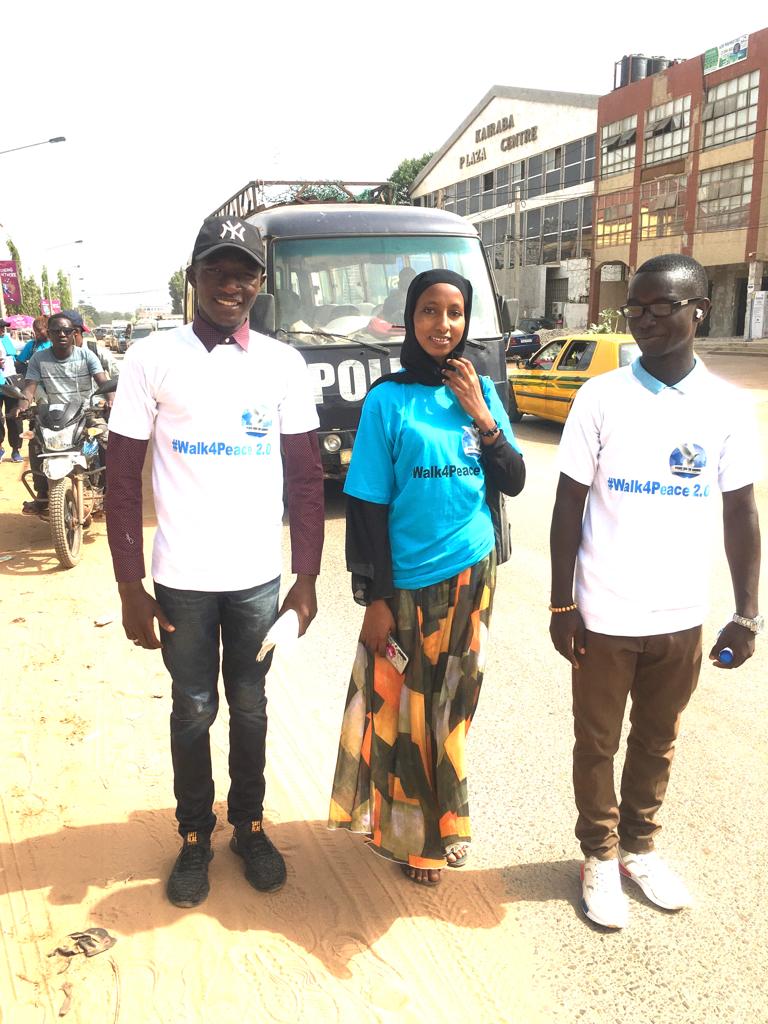IIPL Gambian Team Participation in Walk4Peace 2.0