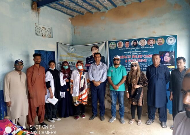 IIPL Medical Camp and Food Distribution in Panhwar and Golabagri Goths Sindh