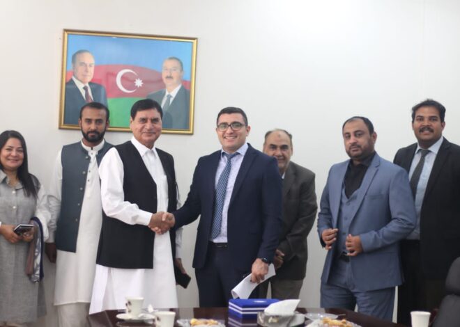 Honorable Ambassador of Azerbaijan Called on a Delegation of IIPL