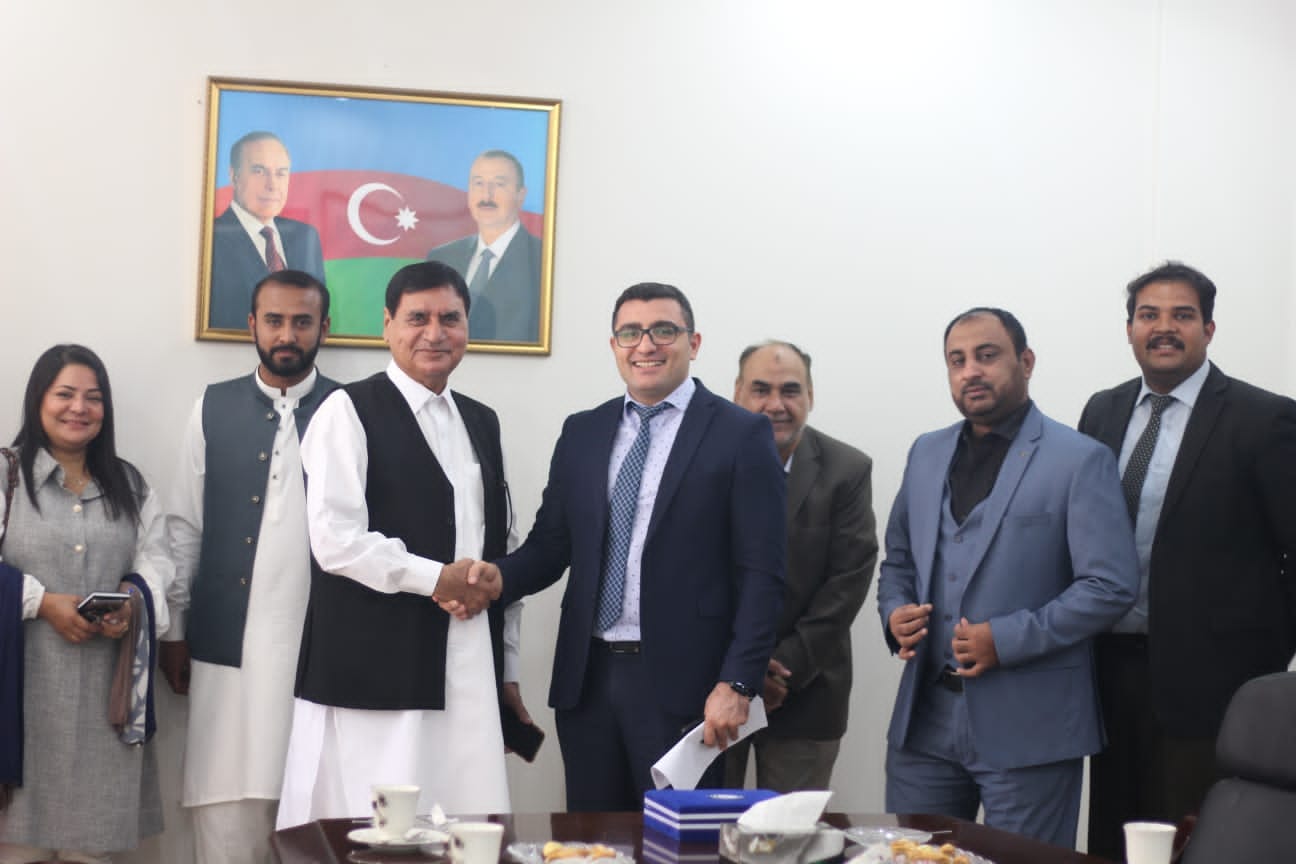 Honorable Ambassador of Azerbaijan Called on a Delegation of IIPL