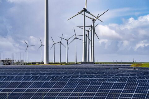 The Vopak Solarpark Eemshaven has 19 hectares of solar modules with a capacity of 25 megawatts, as well as wind turbines, around the Vopak tank terminal in the industrial port of Eemshaven, Netherlands