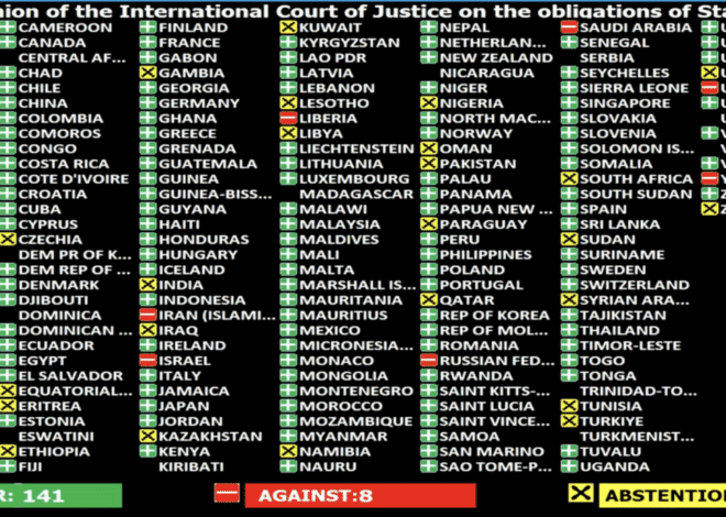 UN General Assembly backs “climate obligations” set by world’s top court